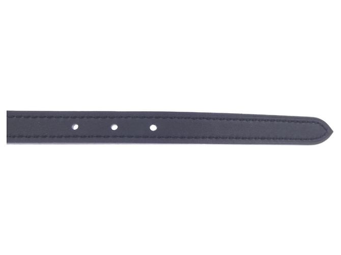 Hermès Hermes Mini H 13mm Gürtel Braun Schwarz - Ansicht 4