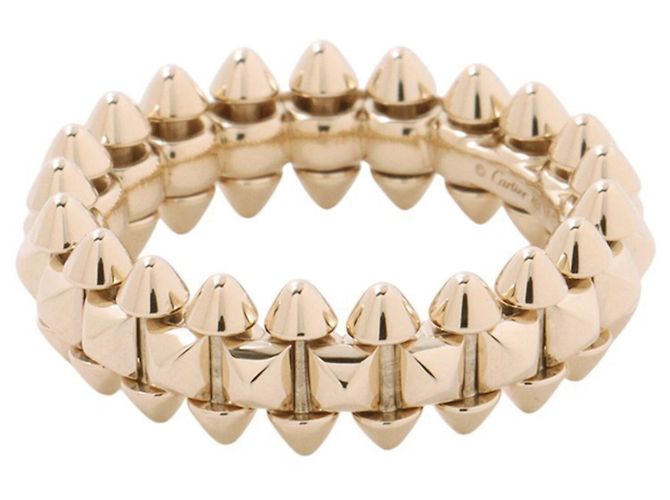 Anello Cartier Clash de in oro giallo 18K - vista 2