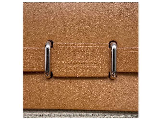 Hermès Borsa a tracolla Hermes Herbag Zip Mini Crudo - vista 11