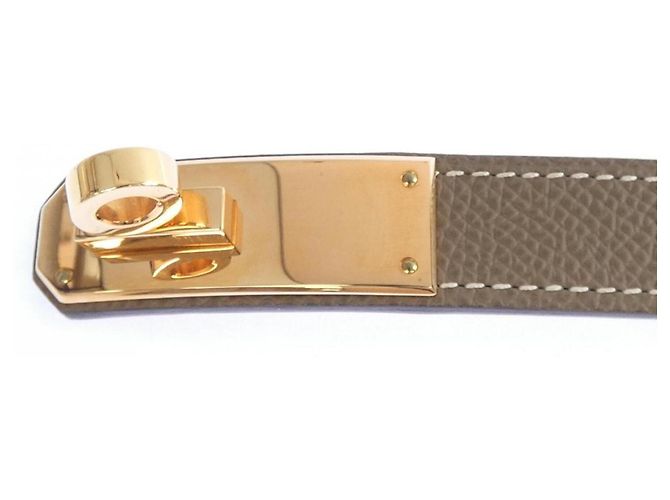 Hermès Hermes Kelly 18mm Standard Gürtel Beige - Ansicht 2
