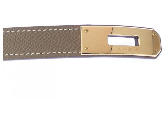 Hermès Hermes Kelly 18mm Standard Gürtel Beige - Ansicht 4