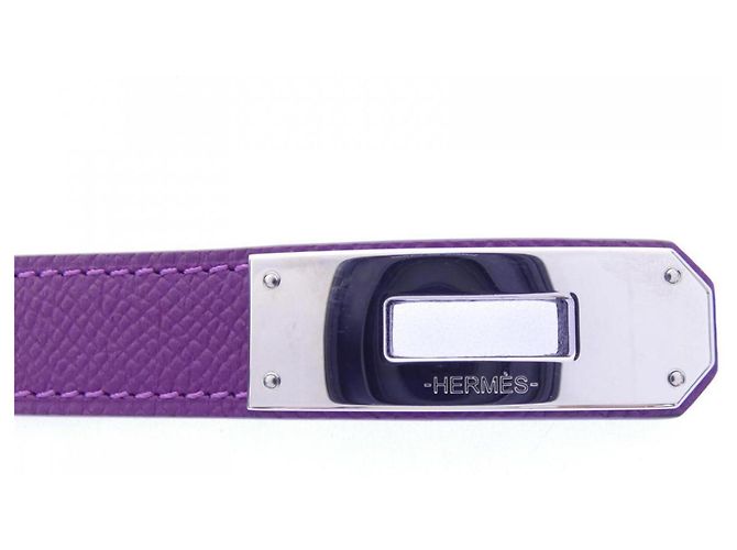 Hermès Hermes Kelly Pocket 18mm Gürtel Lila - Ansicht 2
