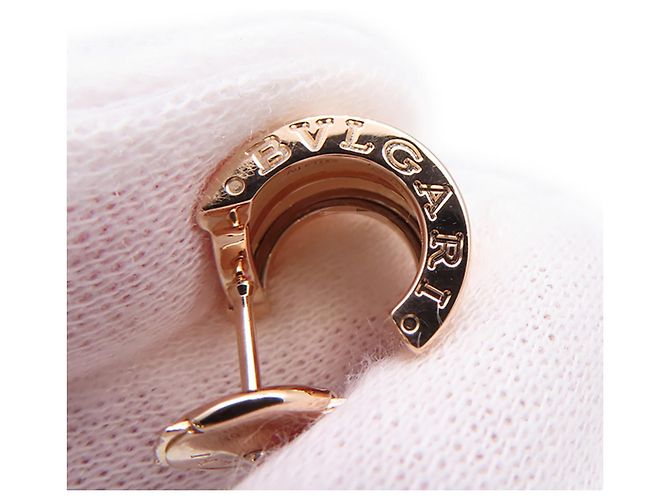 Bulgari Orecchini Bvlgari B-zero1 in oro rosa 18K - vista 5