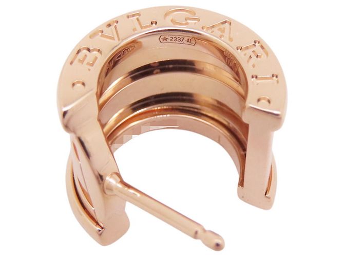 Bulgari Orecchini Bvlgari B-zero1 in oro rosa 18K - vista 7