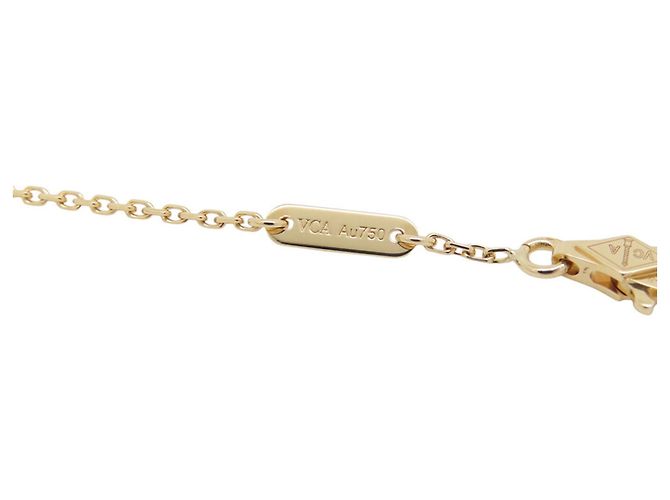Bracciale Van Cleef & Arpels Frivole Mini in oro giallo 18K - vista 10