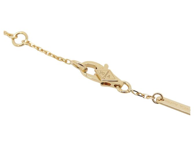 Bracciale Van Cleef & Arpels Frivole Mini in oro giallo 18K - vista 4