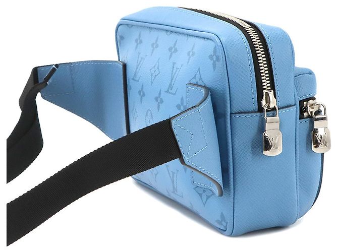Bumbag Borsa a mano Louis Vuitton Taigarama Blue - vista 2