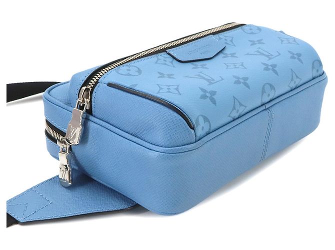 Bumbag Borsa a mano Louis Vuitton Taigarama Blue - vista 3