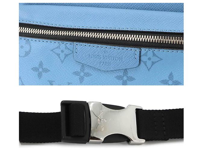 Bumbag Borsa a mano Louis Vuitton Taigarama Blue - vista 7