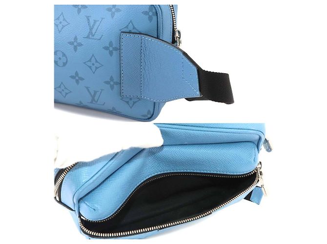 Bumbag Borsa a mano Louis Vuitton Taigarama Blue - vista 8