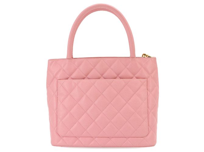 Borsa Tote Chanel Medallion Rosa - vista 2