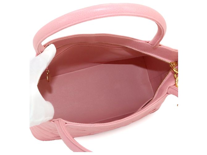 Borsa Tote Chanel Medallion Rosa - vista 6