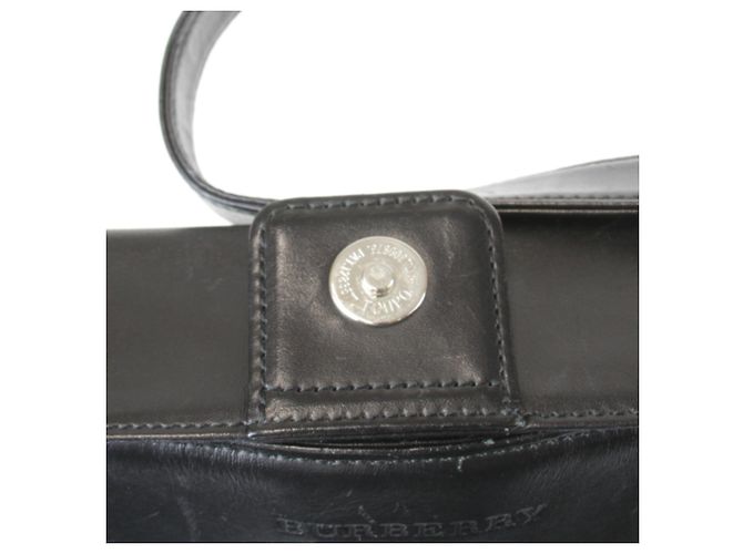 Borsa a spalla con manico singolo Burberry Shadow Horse Nero - vista 12