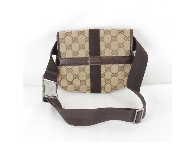 Mini borsa a vita Gucci in beige - vista 2