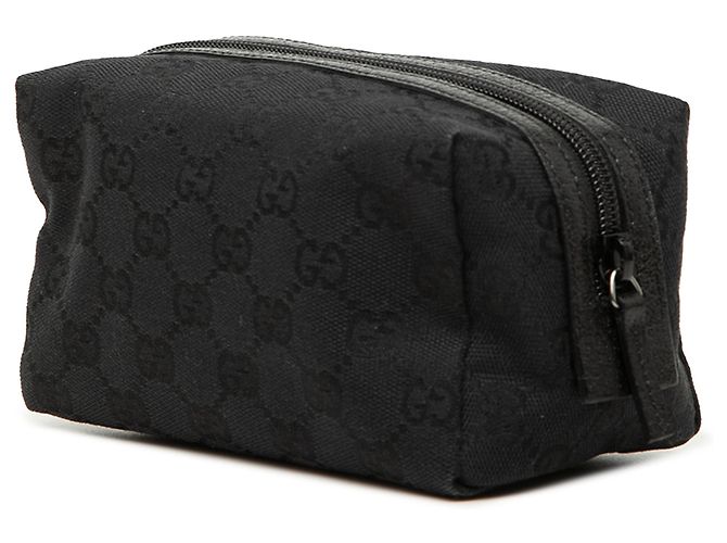 Necessaire Gucci in tela GG nera Nero - vista 2