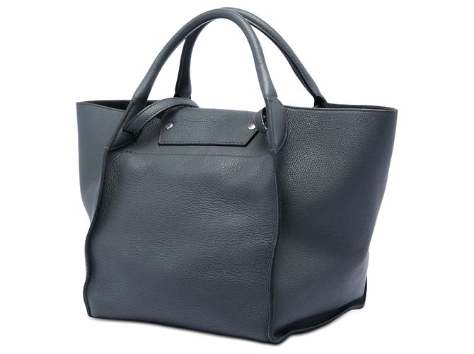 Céline Celine Gray Small Grained Calfskin Big Bag Marrone - vista 2