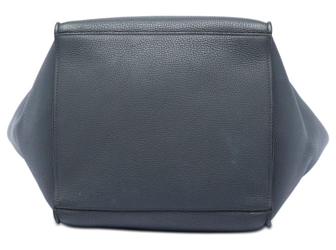 Céline Celine Gray Small Grained Calfskin Big Bag Marrone - vista 3