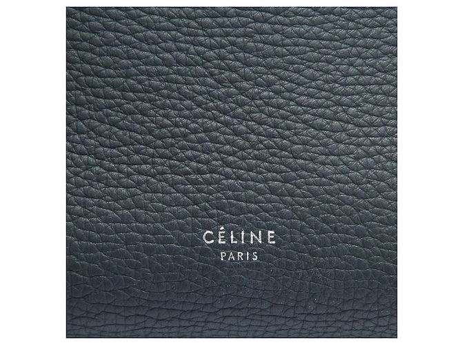 Céline Celine Gray Small Grained Calfskin Big Bag Marrone - vista 5