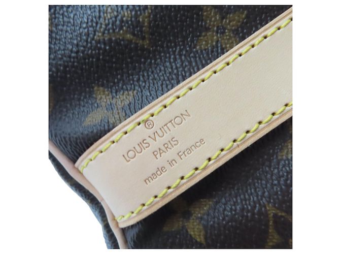 Louis Vuitton Brown Monogram Keepall Bandouliere 55 Marrone - vista 6