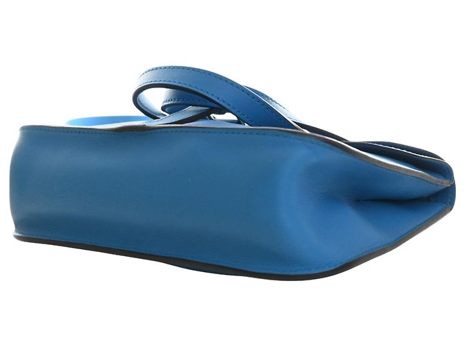 Hermès Blue Mini Swift Halzan 22 - vista 8