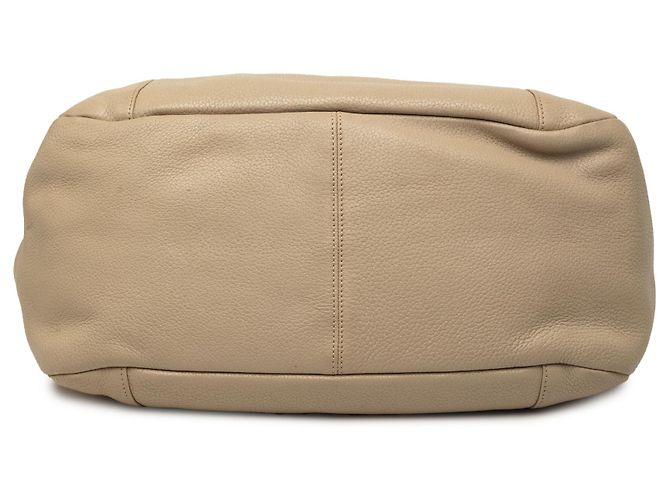 Borsa Hobo Calle LOEWE in pelle di vitello beige - vista 3