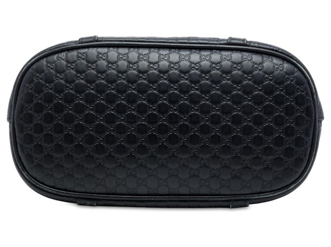 Borsa Dome Mini Microguccissima Gucci Nera Nero - vista 3
