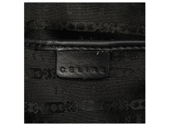 Céline Borsa a mano Celine Boogie in pelle nera Nero - vista 5