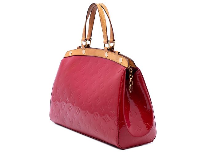 Louis Vuitton Red Monogram Vernis Brea MM Rosso - vista 2