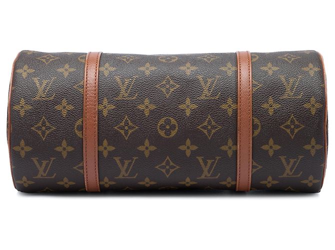 Louis Vuitton Brown Monogram Papillon 30 Marrone - vista 3