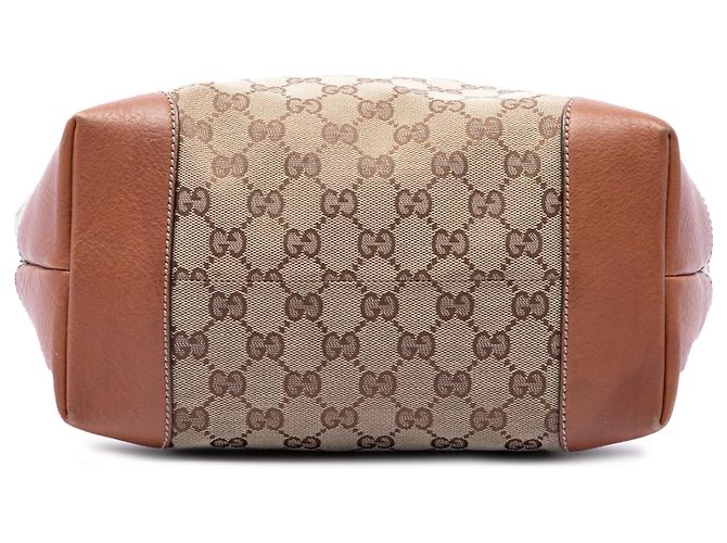 Borsa Tote Gucci Beige GG Canvas GG Charm - vista 3