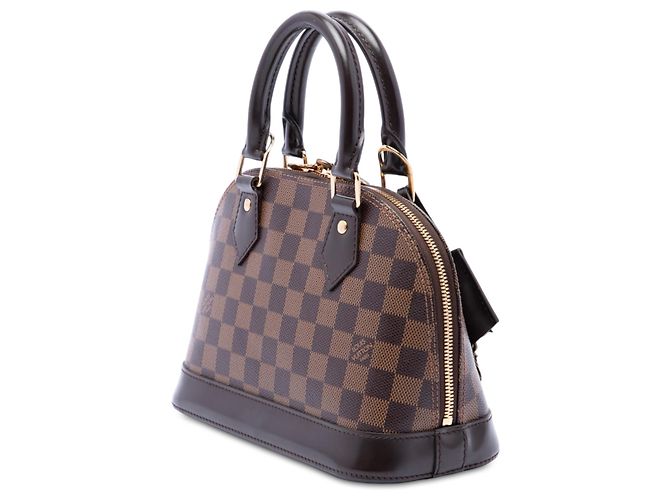 Louis Vuitton Brown Damier Ebene Alma BB Marron - vue 2
