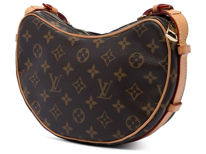 Louis Vuitton Brown Monogram Croissant MM Castaño - vista 2