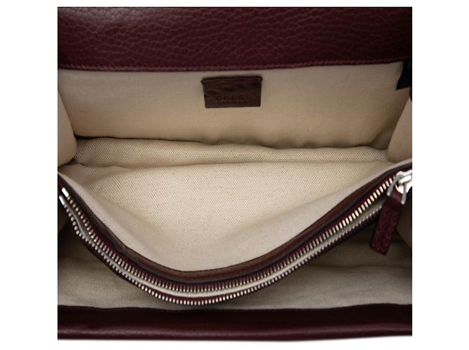 Borsa a tracolla Gucci Dionysus media in pelle di vitello rossa Rosso Bordò - vista 4