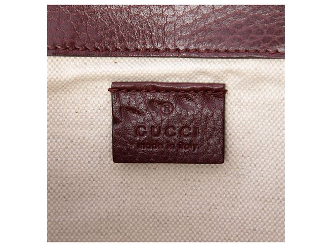 Borsa a tracolla Gucci Dionysus media in pelle di vitello rossa Rosso Bordò - vista 5