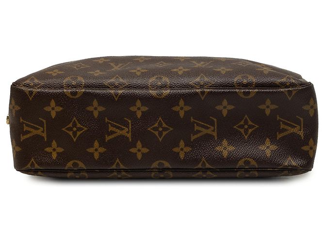 Louis Vuitton Brown Monogram Trousse Toilette 28 Marrone - vista 3