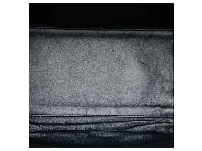 Céline Celine Mini Luggage Tote in pelle tricolore blu Blu navy - vista 4