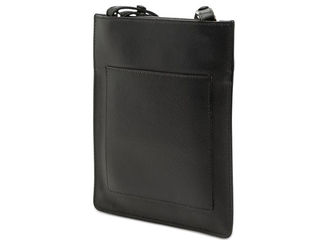 Prada Black Saffiano Crossbody Nero - vista 2