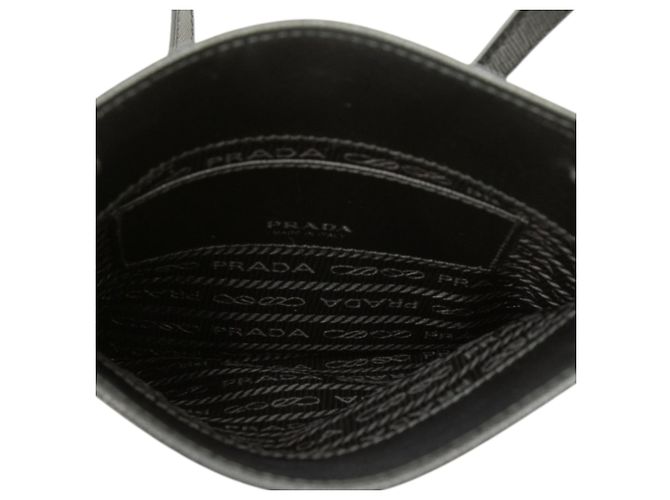 Prada Black Saffiano Crossbody Nero - vista 4