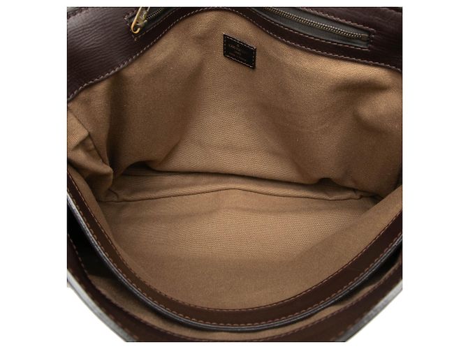 Louis Vuitton Brown Utah Omaha Marrone Marrone scuro - vista 4