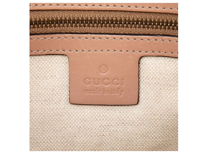 Gucci Scarlett Tote aus beigem GG Canvas - Ansicht 5