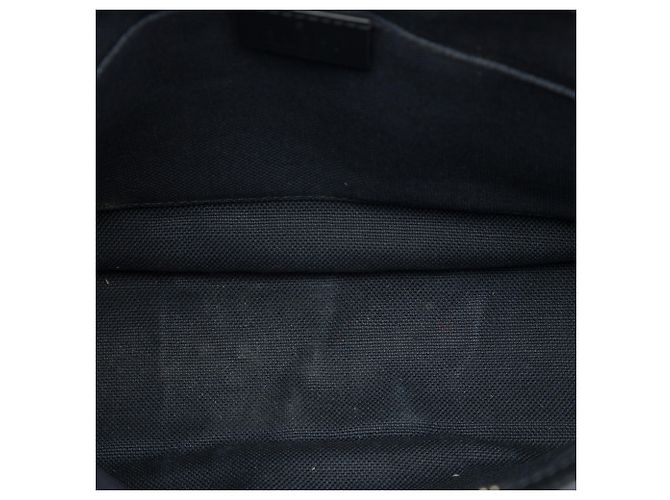 Clutch Gucci Black GG Supreme Web Nero - vista 4