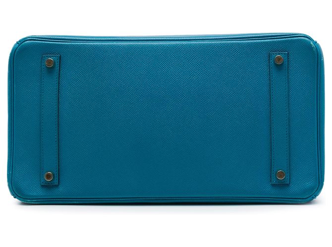 Hermès Blue Epsom Birkin Retourne 35 - vista 3