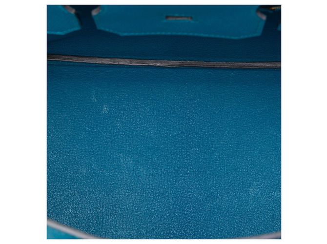 Hermès Blue Epsom Birkin Retourne 35 - vista 4
