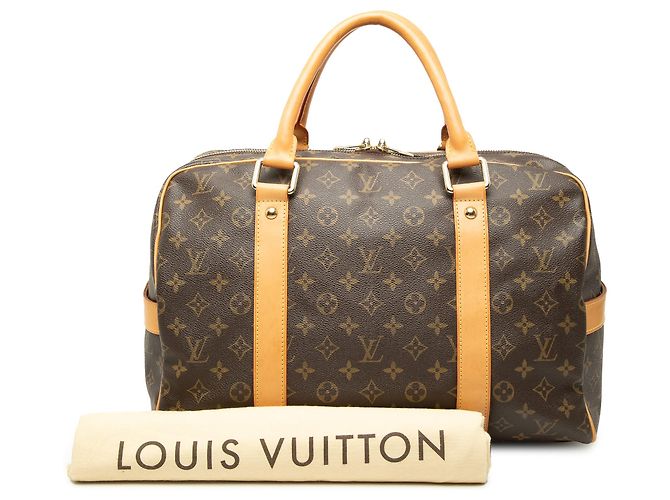 Louis Vuitton Brown Monogram Carryall Marrone - vista 7