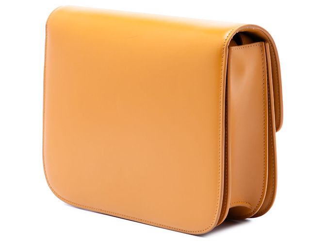 Céline Celine Brown Medium Calfskin Classic Box Marrone Caramello - vista 2