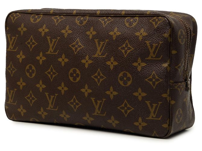 Louis Vuitton Brown Monogram Trousse Toilette 28 Marrone - vista 2