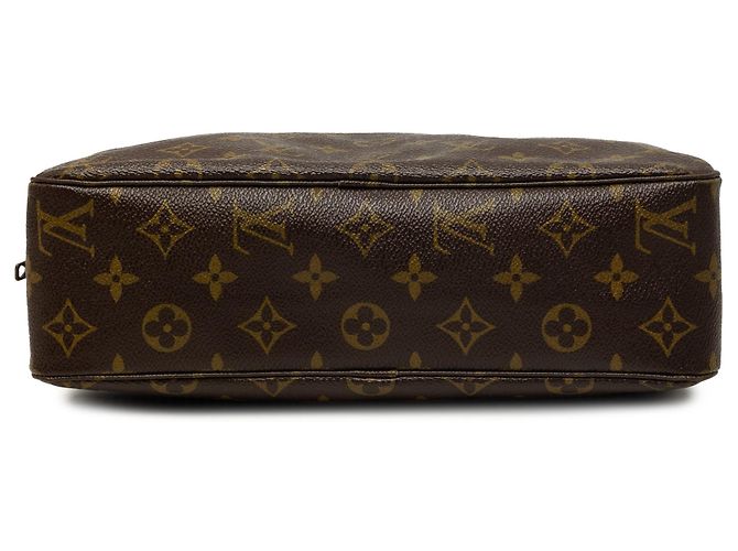 Louis Vuitton Brown Monogram Trousse Toilette 28 Marrone - vista 3