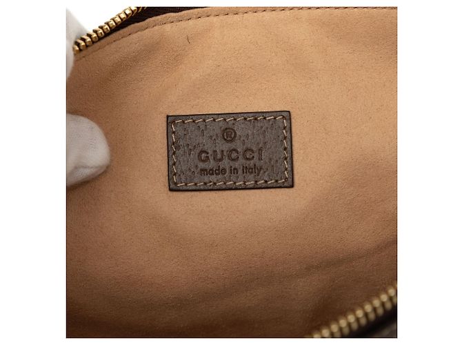 Clutch Gucci Beige GG Supreme Web Ophidia - vista 5