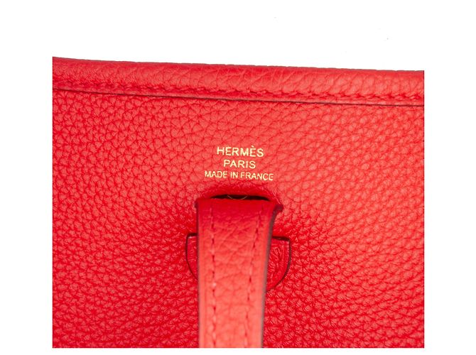 Hermès Red Clemence Evelyne I 16 Amazone Rosso - vista 5