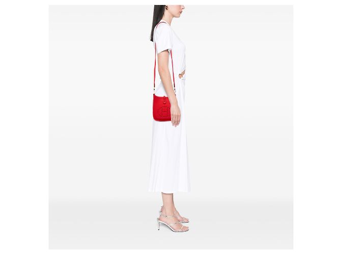 Hermès Red Clemence Evelyne I 16 Amazone Rosso - vista 6